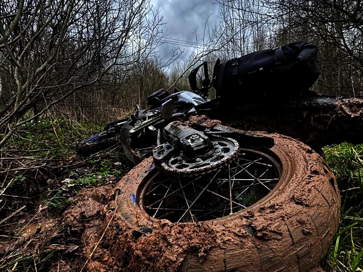 Enduro in the forest